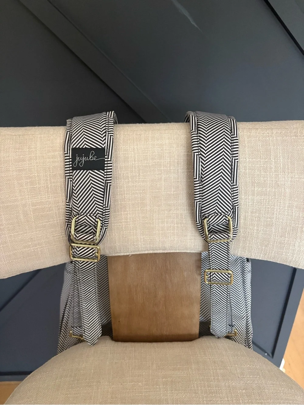 JuJuBe BFF Diaper Bag Backpack Herringbone